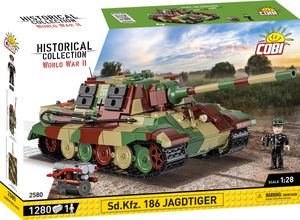 Cobi-2580 - 1280 Pcs Hc Wwii /2580/ Sd.kfz. 186 - Jagtiger