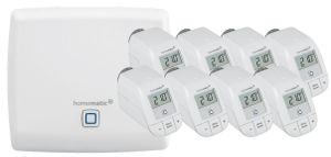 Bundle Homematic IP Access Point + 8x HKT basic Smart Home Heizkörperthermostat