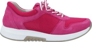 Gabor Comfort Sneaker - Fuxia Leder Größe: 40.5 Normal