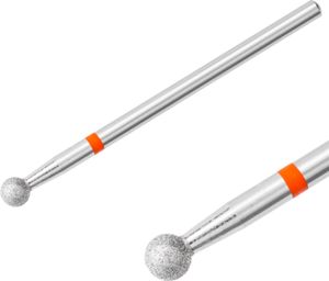 Diamantfräser Fräseraufsatz Bohrer Kugel Fein Schleifer Maniküre (roter Ring)
