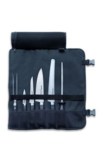 F. DICK ActiveCut Messer-Set 6-teilig inkl. Rolltasche Küchenmesser + Wetzstahl