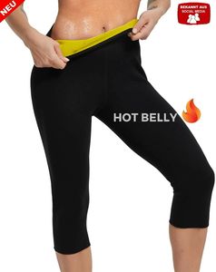 HotBelly Neopren Schwitzhose Saunahose Hot Yogahose Sport Abnehmen Fitness Hose: L Größe: L