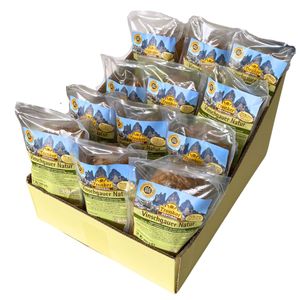 Vinschgauer Natur, Roggenmisch-Fladenbrötchen zum Fertigbacken, 12 x 300g, Trenker Südtirol Vinschgauer Natur, Roggenmisch-Fladenbrötchen zum Fertigbacken, 12 x 300g, Trenker Südtirol