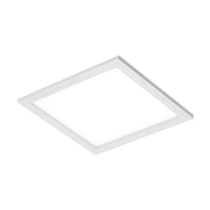 LED Deckenleuchte BRILONER LEUCHTEN SIMPLE, 12 W, 1300 lm, IP20, weiß, Kunststoff-Metall, 29,5 x 29,5 x 5,5 cm