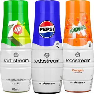 Syrop Sodastream Pepsi, Mirinda, 7 UP Syrop Sodastream Pepsi, Mirinda, 7 UP