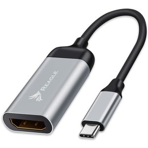 Adapter USB Typ C Stecker auf HDMI 4K 60Hz Reagle Buchse Kompatibler Monitor, Computer, Tablet