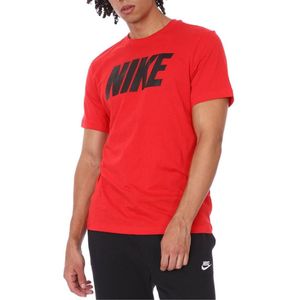 Nike Herren T-Shirt Nsw Tee Icon Block In Rot DC5092-657 Größe XXL