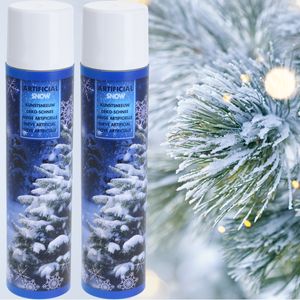 600ml Kunstschnee Dekoschnee Spray Snow Foam Deko Schnee Spray für Weihnachtsbaum Fenster