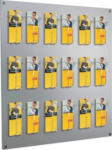 Kerkmann Wandprospekthalter Fokus alu 1/3 DIN A4 Kerkmann Wandprospekthalter Fokus alu 1/3 DIN A4