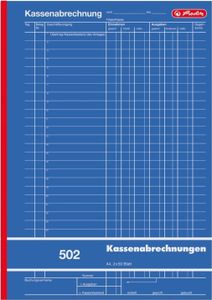Herlitz pokladničný doklad A4 502 2x 50 listov