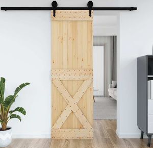 vidaXL Dvere NARVIK 70x210 cm z masívneho borovicového dreva