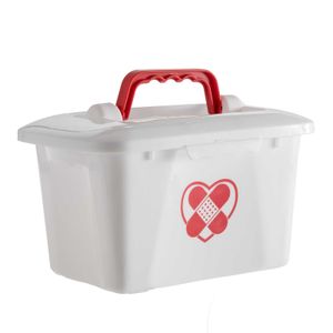 SIDCO Medizinbox Erste Hilfe Box Koffer Notfallkoffer Medizin Aufbewahrung Organizer