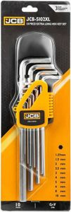 JCB | Innensechskantschlüssel Set, 10TLG 1.27-10mm