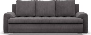 Sofa 3-Sitzer  mit Schlaffunktion, Cord - Dunkelgrau