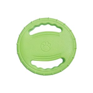Frisbee und wurfscheiben，Mittlere und große Hunde Interaktives Spielzeug，Schwimmen, im Freien klingendes Hundespielzeug,Hundefrisbee,Grün