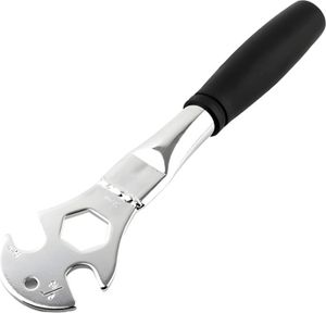 Fahrradpedalschlüssel, rutschfester Griff, robuster Kohlenstoffstahl, 15/24 mm, MTB, Rennrad, Mountainbike, Pedal-Entfernungswerkzeug, Roller, Fahrrad-Reparaturwerkzeug
