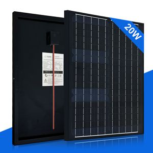 20W solárny panel solárny systém fotovoltaický monokryštalický pre 12V solárny systém