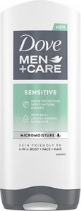 Men+care Sensitive 3 In 1 Shower Gel - męski żel pod prysznic do ciała, twarzy i włosów