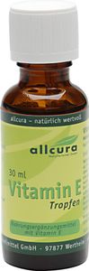 allcura Vitamin E kapky, 30 ml roztok