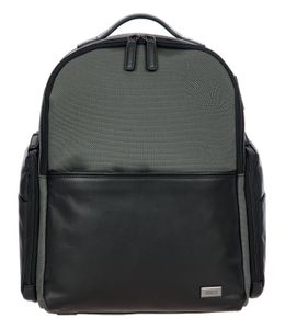 BRIC'S Rucksack Laptoprucksack mit Laptopfach Monza Business Backpack Grey / Black grau