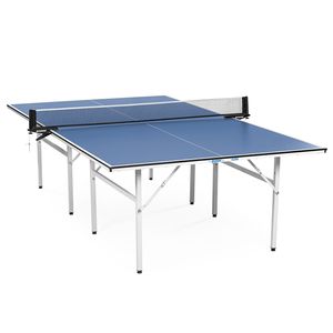 Dione Tischtennisplatte S100i Indoor - 274x152cm - Blau TT-Platte - Tischtennistisch - Vormontiert - 60KG