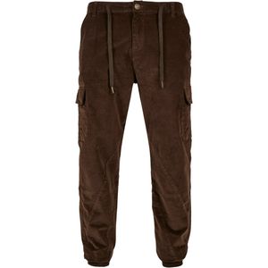 Urban Classics - Corduroy Cargo Kord Jogging Pants oliv - M