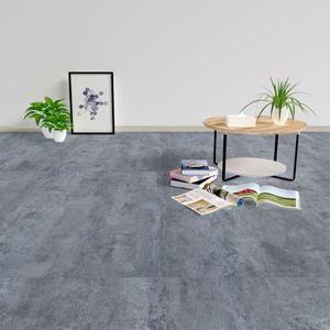 vidaXL PVC-Fliesen Selbstklebend 20 Stk. 1,86 m² Grau Marmor-Optik