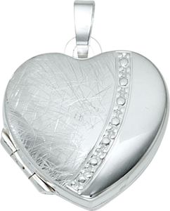 JOBO Medaillon 925 Sterling Silber teileismatt