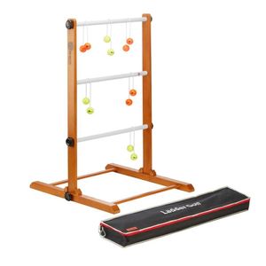 Prof. Ladder Golf  Ladder Spiel - Leitergolf Fluor Orange Gelb, echte Golfbolas  Spitzenqualität