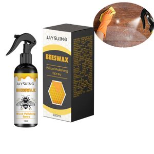 minhgoring 120ml Bienenwachs Spray, Möbelpflege Bienenwachs-Möbelpolitur, Bienenwachs Sprühreiniger Möbelpflegemittel