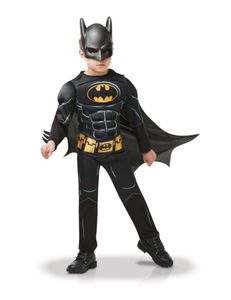 Batman Kostüm Jungen schwarz Größe 104