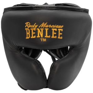 Benlee Berkley Kopfschutz Leder Black Gold Größe S/M