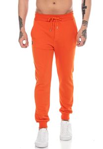 Jogginghose Sweat-Pants Logo Line Orange L