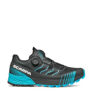 Ribelle Run Kalibra ST, Lederschuhe Trail Running - Scarpa, Farbe:black/azure, Größe:42 (8 UK)