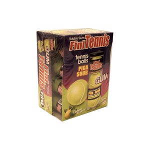 Fini Kaugummi Gigant Tennis Ball Zitrone & Limone (12 Stck gefüllt mit Lemon & Lime)