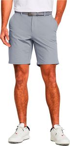 Under Armour Golf Tech Taper 8in Kurze Hose Grau 34 Mann Grau 34