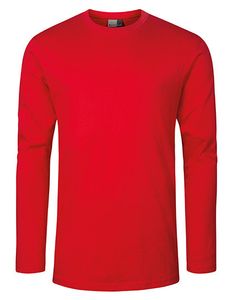 Promodoro Pánské tričko Premium-T s dlouhým rukávem 4099 Red Fire Red M