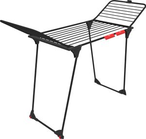 Vileda King Ultimate Wäscheständer, 20 m Trockenleinenlänge, Kleinteilehalterung Schwarz Vileda King Ultimate Wäscheständer, 20 m Trockenleinenlänge, Kleinteilehalterung Schwarz