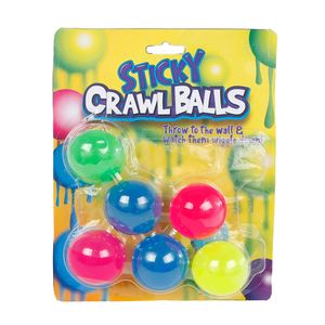 Fidget Toys Sticky Crawl Balls 6er Pack