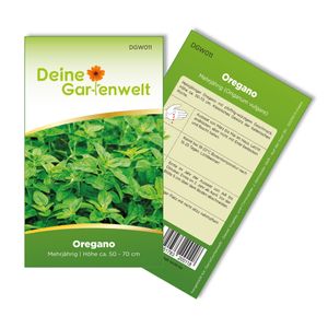 Oregano Mehrjährig Samen - Origanum vulgare - Oreganosamen - Kräutersamen - Saatgut für 200 Pflanzen