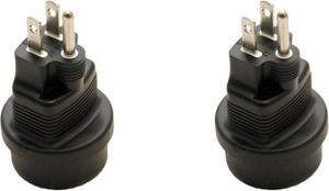 1/2/3/5 Reiseadapter Schutzkontakt auf USA YL-1223 - Menge: 2 Stück