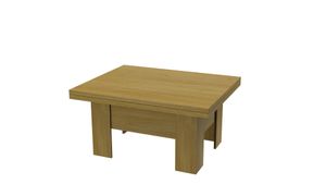 Minio, Tisch “Eryk” 100-200cm, klappbar, Hikora Eiche Farbe
