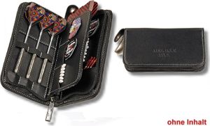 Karella Darttasche DELUXE PAK, schwarz | Etui Tasche Koffer für Dartpfeile Flights
