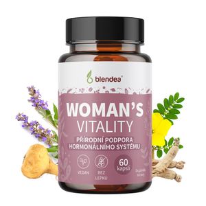 Blendea Woman's Vitality pro podporu ženské hormonální rovnováhy 60 kapslí