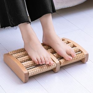 Fußmassageroller aus Holz - Fußmassagegerät - Gerät zur Fußmassage für beide Füße - Massage Roller für den Fuß - Massagegerät