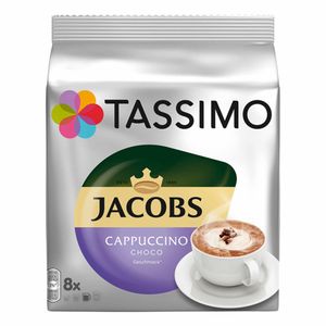 Tassimo Jacobs Cappuccino Choco 5er Pack,  40 Getränke, 5 x 8 T-Discs