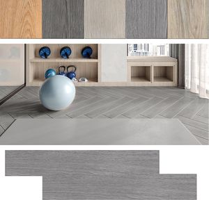 ACXIN PVC Bodenbelag Selbstklebend, Vinylboden Holz-Optik, 91,44 x 15,24 x 0,2 cm, 5m² 36 Stück, Laminat Klebefliesen Boden Laminatboden(Grau)