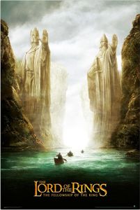 The Lord of the Rings - Argonath - Poster Druck - Größe 61x91,5 cm