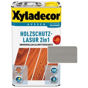 Xyladecor Holzschutz-Lasur 2 in 1 5l Grau