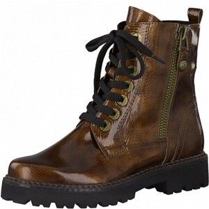 Marco Tozzi Damen 2-2-25224-27 Schnürboot Boot, Bronce PATENT, 40 EU